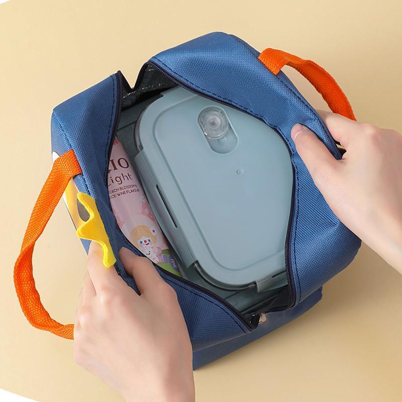 Oxford Portable Insulated Thermal Cooler Lunch Box Carry Picnic Case Storage Bag - Yellow