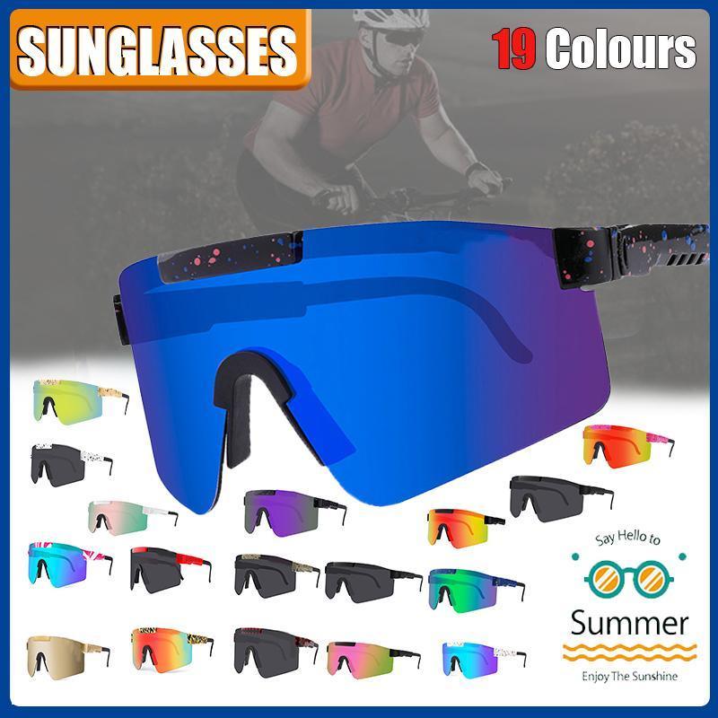 Cycling Sunglasses Goggles Bicycle Outdoor Sports Unisex Glasses Men Eyewear - C02