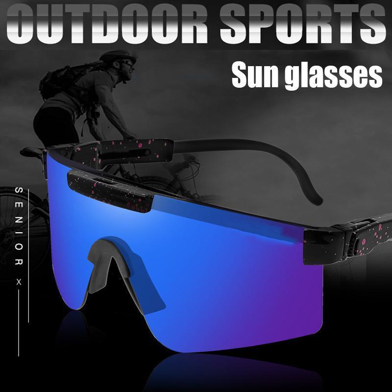 Cycling Sunglasses Goggles Bicycle Outdoor Sports Unisex Glasses Men Eyewear - C02