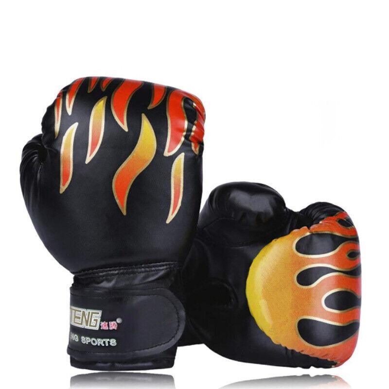 Boxing Sparring Training Gloves MMA Kickboxing Punching Gloves for Practice Sessions - Black
