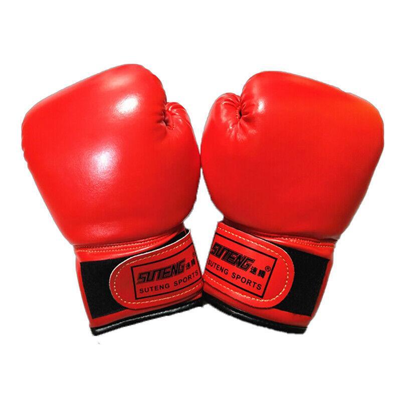 Boxing Sparring Training Gloves MMA Kickboxing Punching Gloves for Practice Sessions - Black