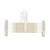 10pcs Home Wardrobe Pant Rack Hanging Trouser Organizer Clothes Hanger - White