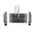 10pcs Home Wardrobe Pant Rack Hanging Trouser Organizer Clothes Hanger - White