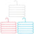 5pcs 5 Tier Trouser Rack Multifunctional Hanging Wardrobe Scarf Tie Hanger Set - Blue