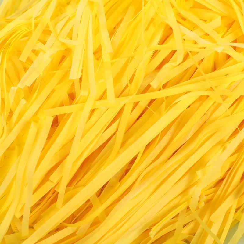 500g Colorful Raffia Paper Shreds Gift Box Filler Decorative Packaging - 5Packs-Army-Green