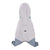 Waterproof Four Foot Dog Raincoat for Small Medium Large Dogs Pet Rainy Day Coat - Light Gray+Dark Grey - XXL
