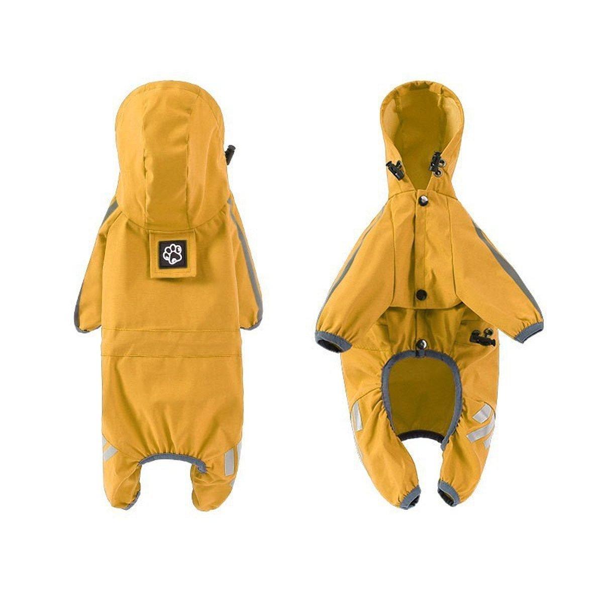 Waterproof Four Corner Pet Raincoats In Large Medium And Small Sizes Are Suitable For Dogs - Blue - M