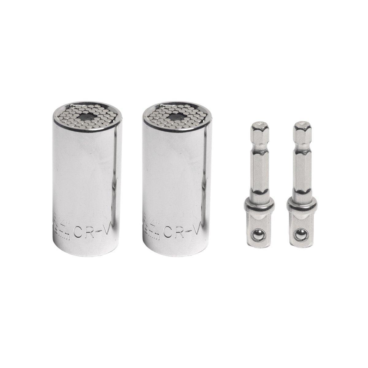 2PACK Universal Socket Grip Multi-Function Ratchet Wrench Power Drill Tool Gift