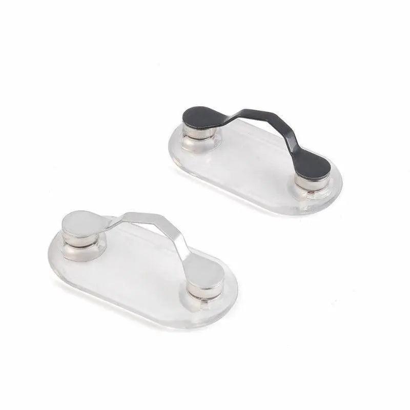 Strong Grip Eyewear Clip Holder Brooch for Glasses and Sunglasses - Black