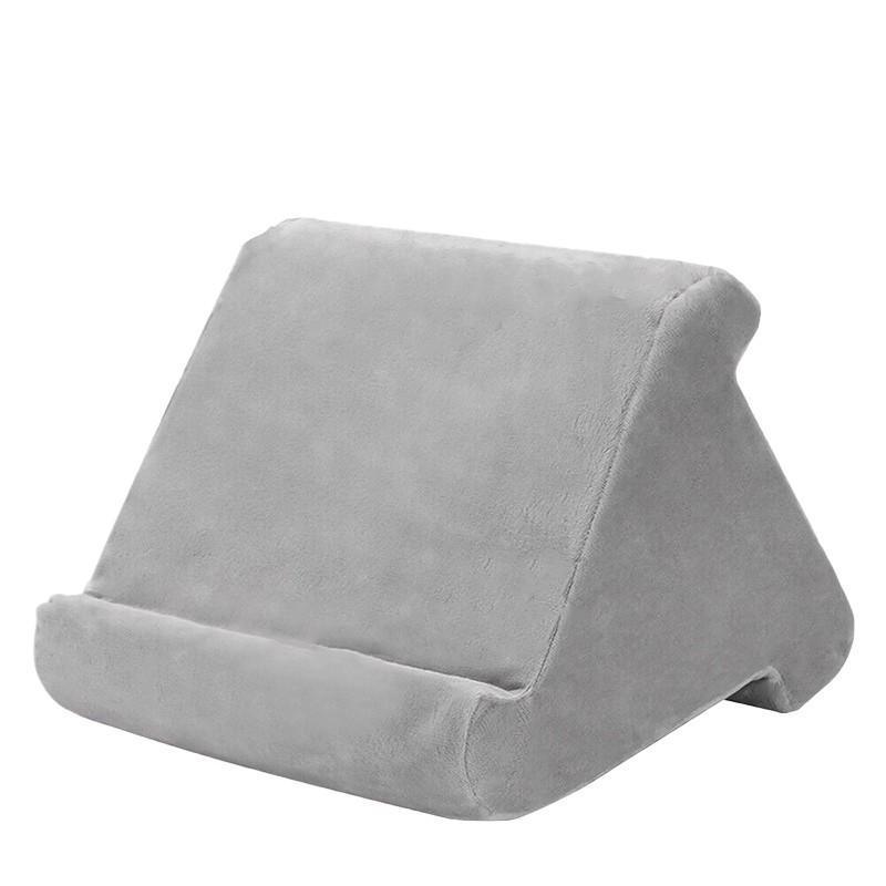 Tablet Pillow Stands For iPad Book Reader Holder Rest Laps Reading Cushion - Blue