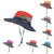 Women Wide Brim Ponytail Hat Sun Protect Visor Summer Beach Cap Anti Uv Floppy - Red