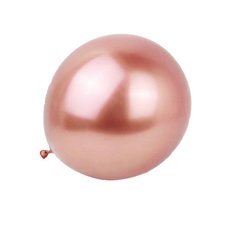 Metallic Latex Balloons 12 Inch Chrome Party Balloons for Birthday Wedding Decoration - Red 50PCS