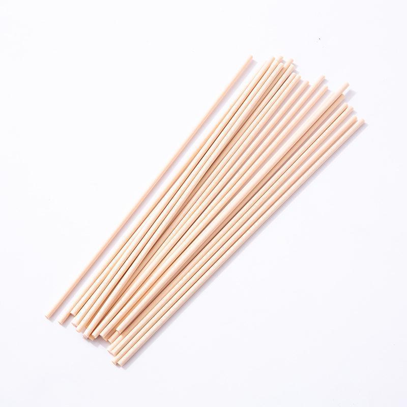 Premium Quality Reed Diffuser Reeds Rattan Stick 3x260mm Wood Colour - 10pcs
