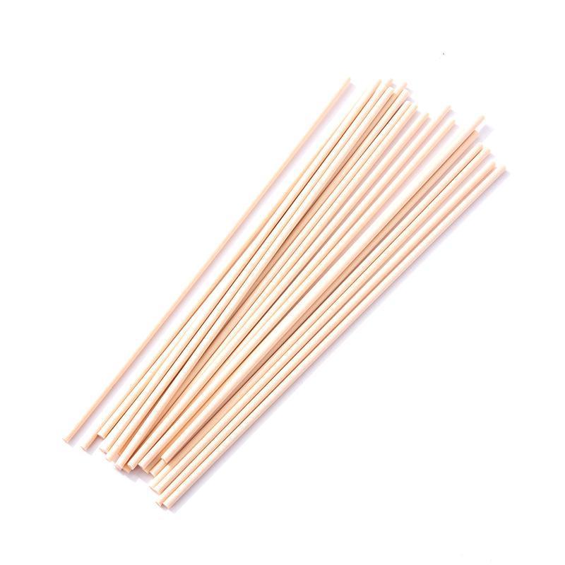 Premium Quality Reed Diffuser Reeds Rattan Stick 3x260mm Wood Colour - 10pcs