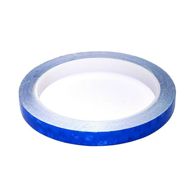 8m Reflective Tape for Bikes Cars Motorcycles Waterproof High Visibility Strip - Blue