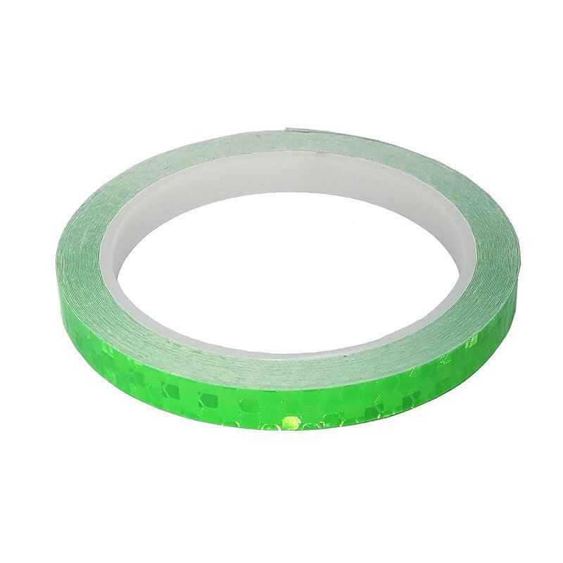 8m Reflective Tape for Bikes Cars Motorcycles Waterproof High Visibility Strip - White