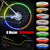 8m Reflective Tape for Bikes Cars Motorcycles Waterproof High Visibility Strip - Colourful