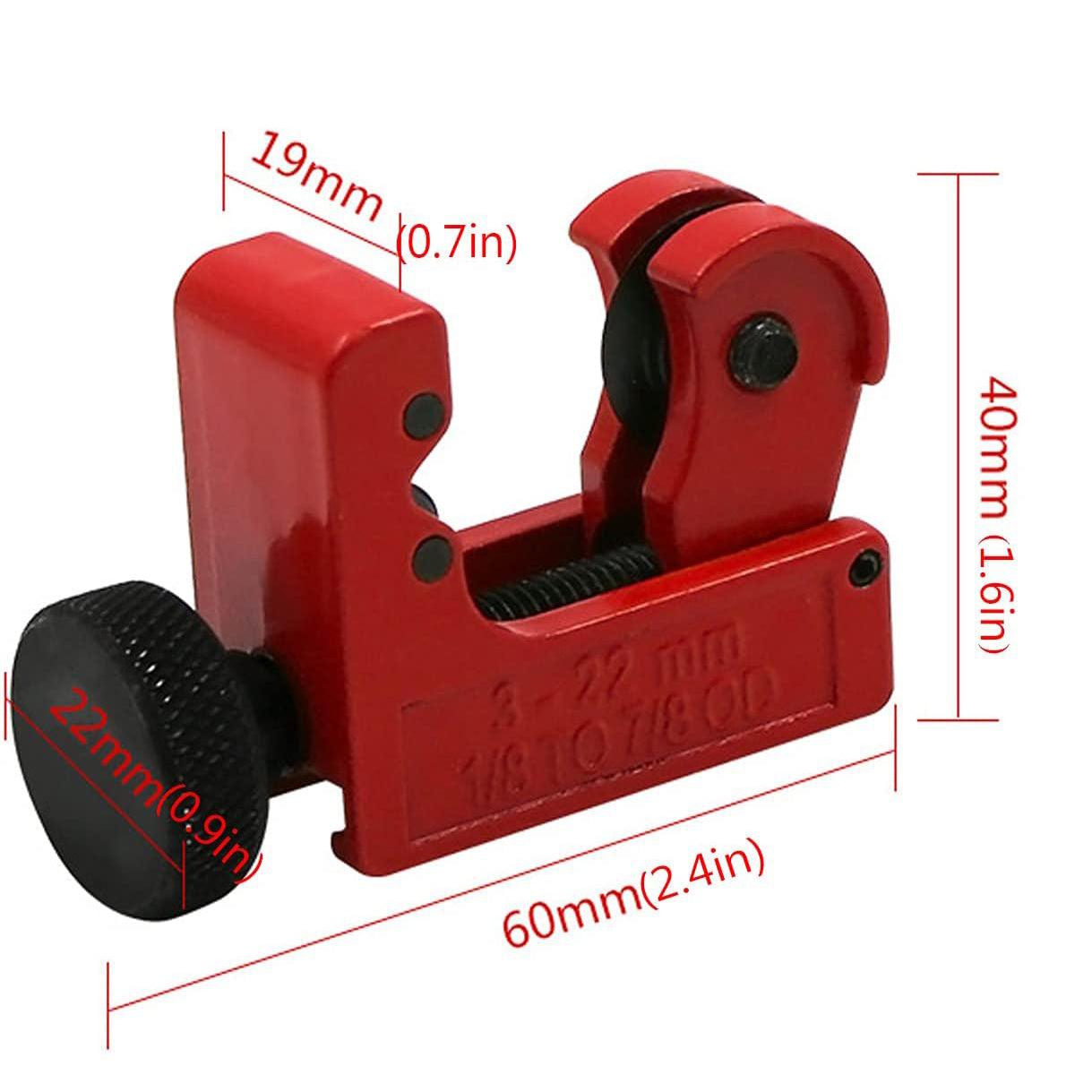Mini Refrigeration Copper Tube Pipe Cutter 3mm-22mm Fule Line Brake Tubing