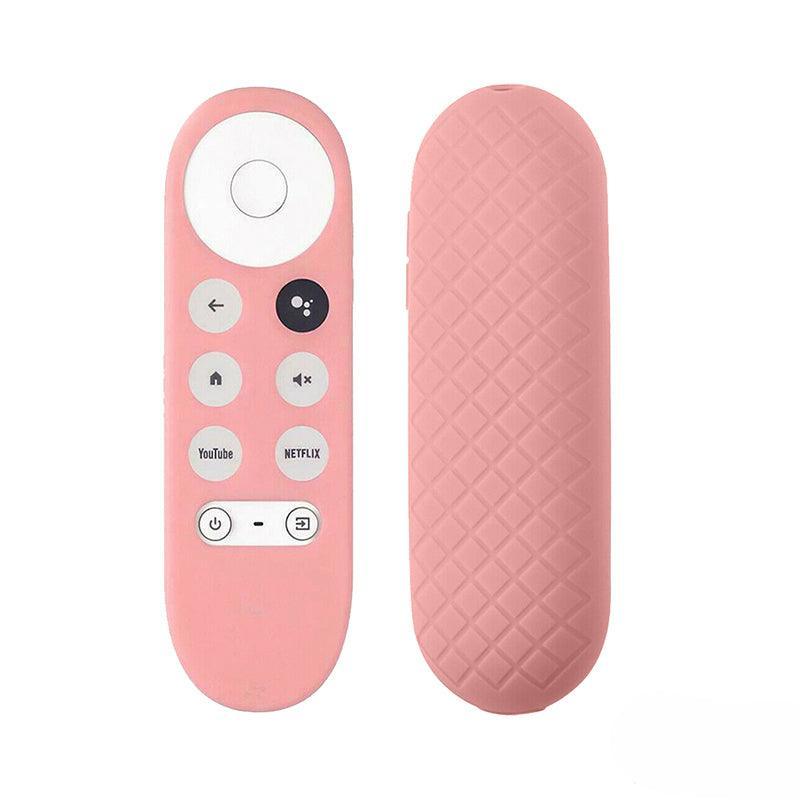 Silicone Case Protective Cover Shell For Google Chromecast Tv 2020 Voice Remote - White