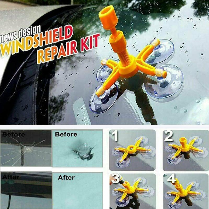 Au Windows Tool Crack Remove Chip Resin Glass Recovery Car Windscreen Repair Kit
