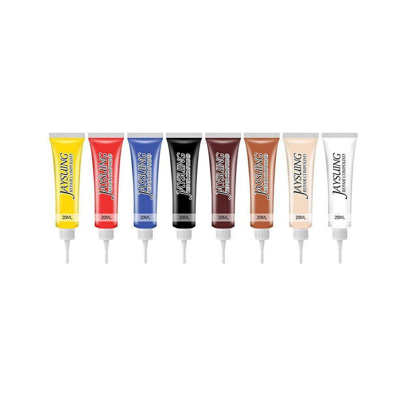 dvanced Leather Repair Gel Kit Filler for Sofa Auto Interior and Scratch Restoration - Walnut