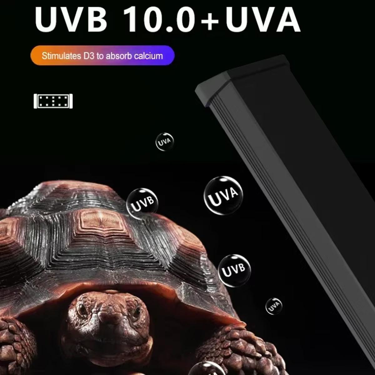 Reptile UVB Lamps Adjustable LED Light for Reptile Tanks Pet Lighting System - 4W