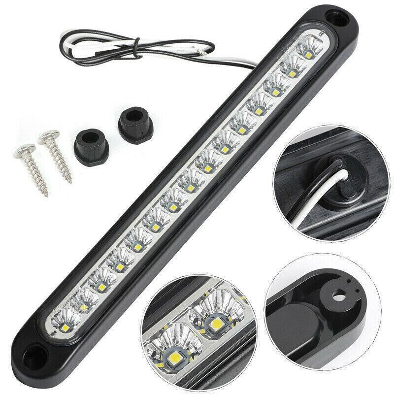 2X 15 Led Tail Light Trailer Truck Caravan Ute Light Reverse Bar Ultra-Slim Lamp