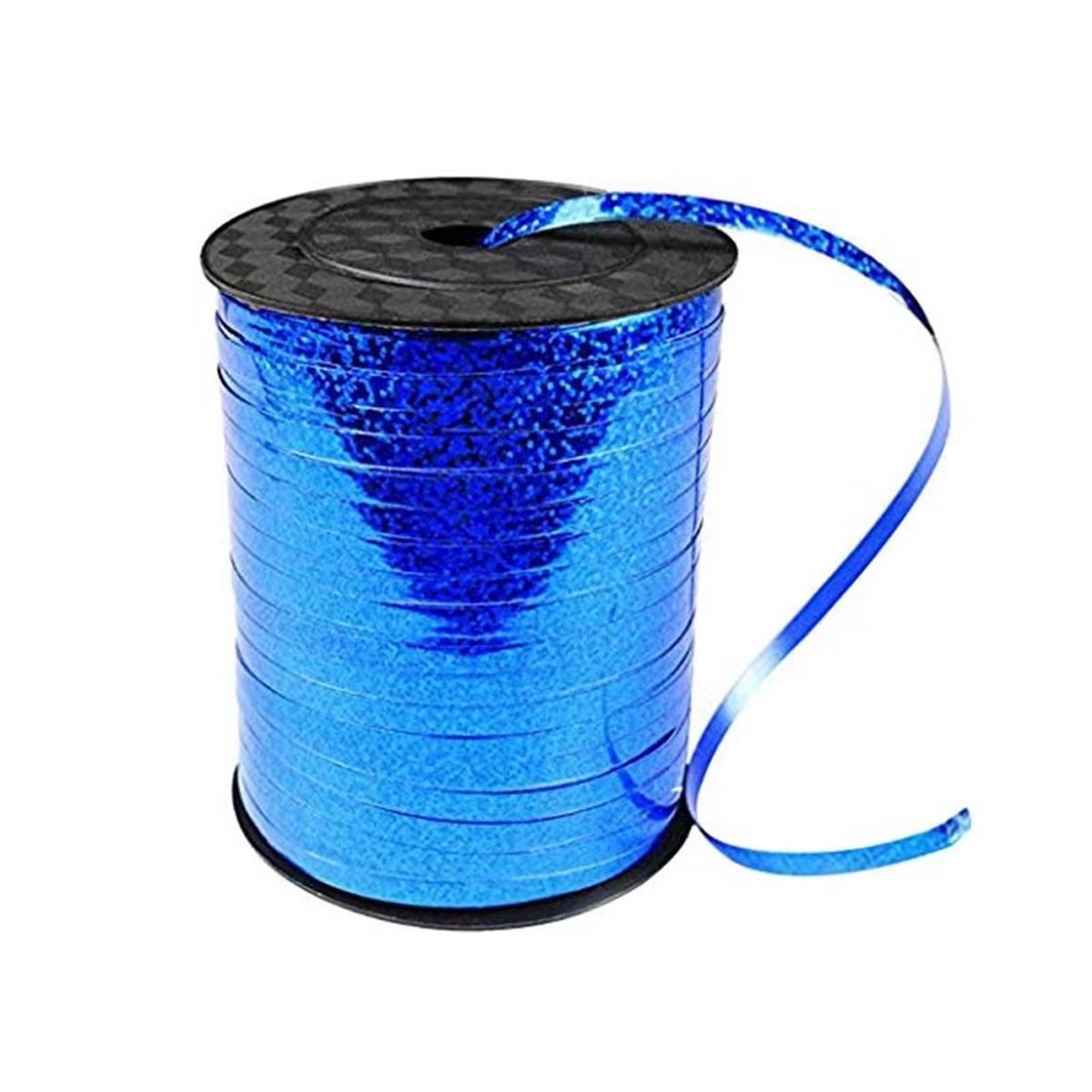 5mm Balloon Ribbon Curling Party String Gift Wrap Decoration Birthday Wedding - Bright-Silver