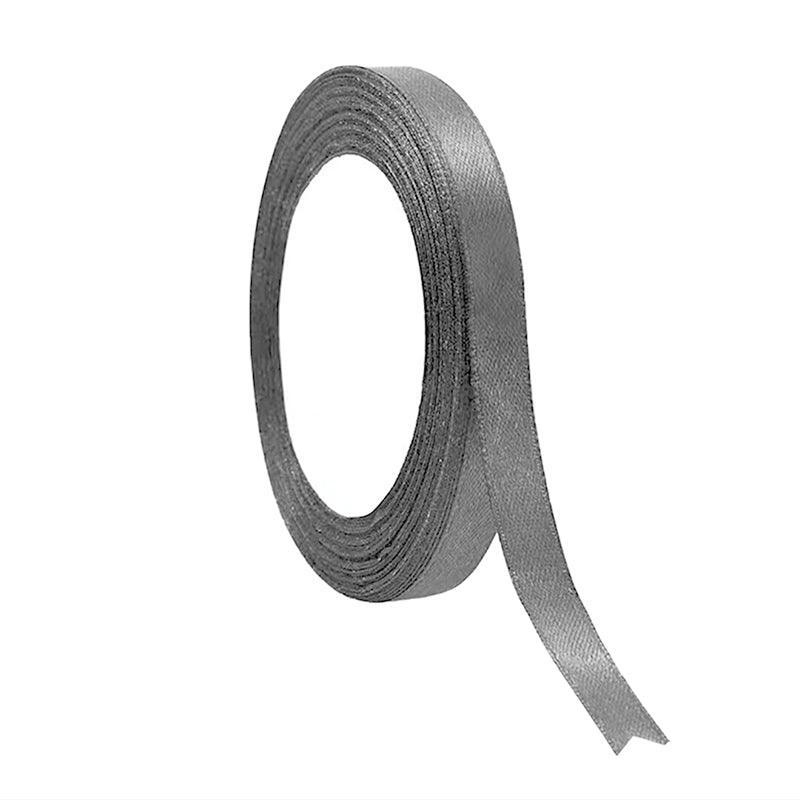 10mm Width Satin Hair Ribbon Wedding Party Decoration Gift Banquet 3m - Coffee