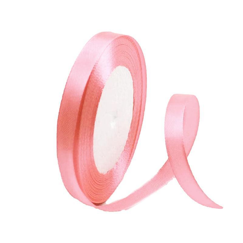 10mm Width Satin Hair Ribbon Wedding Party Decoration Gift Banquet 3m - Coffee