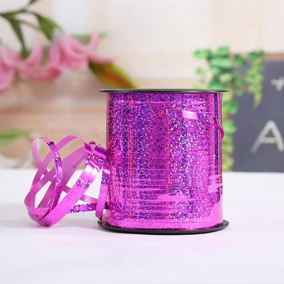 5mm Balloon Ribbon Curling Party String Gift Wrap Decoration Birthday Wedding - Laser-Red