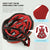 Lightweight Bicycle Helmet Adjustable Cycling Gear for Road or Mountain Bike Riding - Black