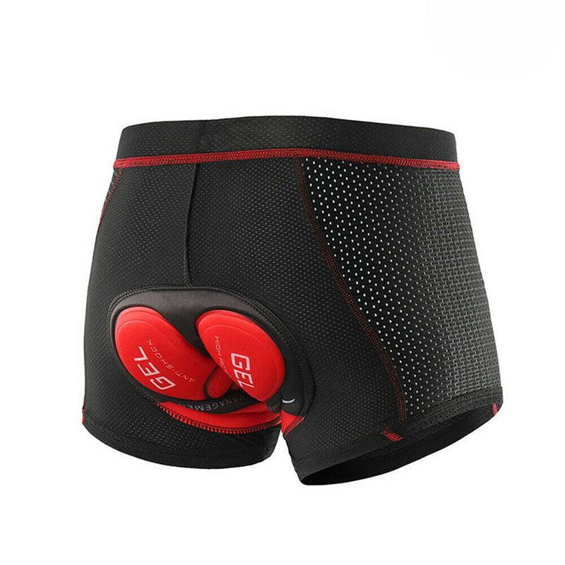 Crocox Men'S Cycling Shorts 3D Padded Riding Underwear Quick-Dry Bicycle Pants - XL