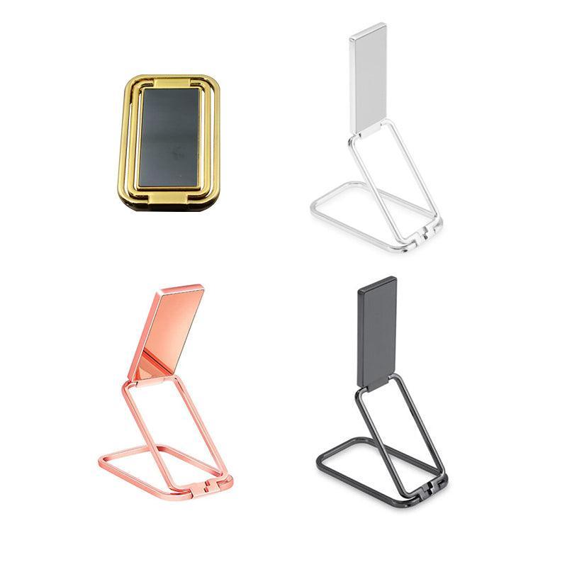 Universal Phone Ring Grip Holder Back Mount Stand for Smartphones and Tablets - Rose Red