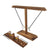 Wooden Hook And Ring Toss Game Shot Ladder For 2 People Party Bar Drinking Toy