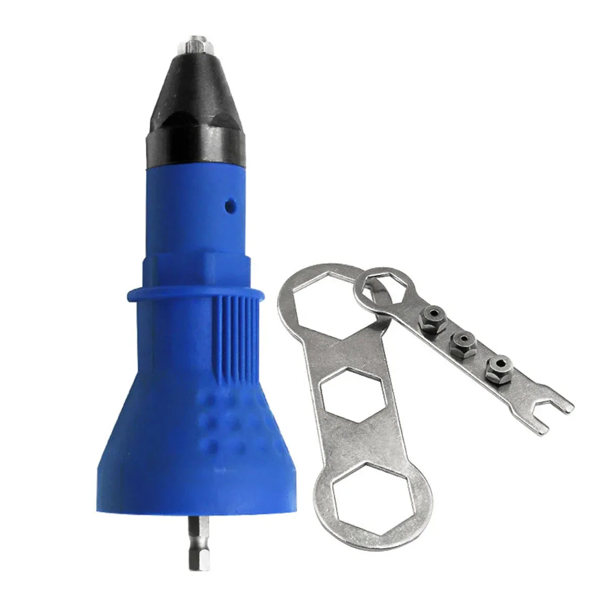 Electric Riveting Set 3pcs Swivel Head Adapter Drill Riveting Tool Heavy Duty