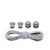 No Tie Elastic Shoelaces with Toggle Locks for Sneakers Running Walking Shoes - Golden