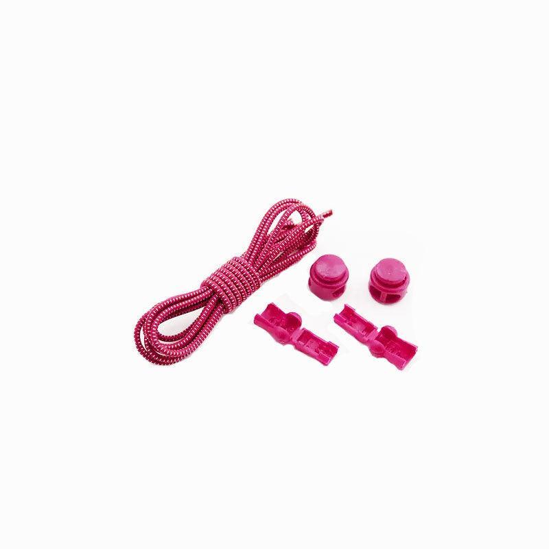 No Tie Elastic Shoelaces with Toggle Locks for Sneakers Running Walking Shoes - Lime Green