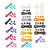 No Tie Elastic Shoelaces with Toggle Locks for Sneakers Running Walking Shoes - Orange