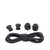 No Tie Elastic Shoelaces with Toggle Locks for Sneakers Running Walking Shoes - Orange