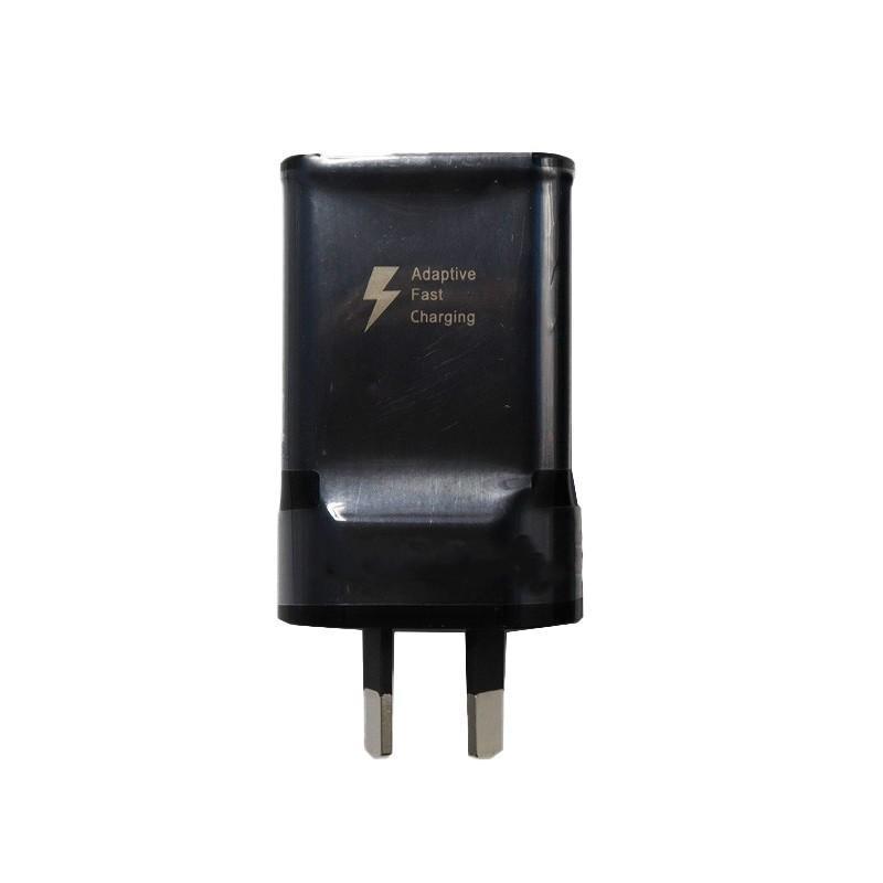 Fast Wall Charger Adapter - Samsung Galaxy S8 S9 S10/ Note 8 9 10 - Black USB Type-C Cable (ONLY)