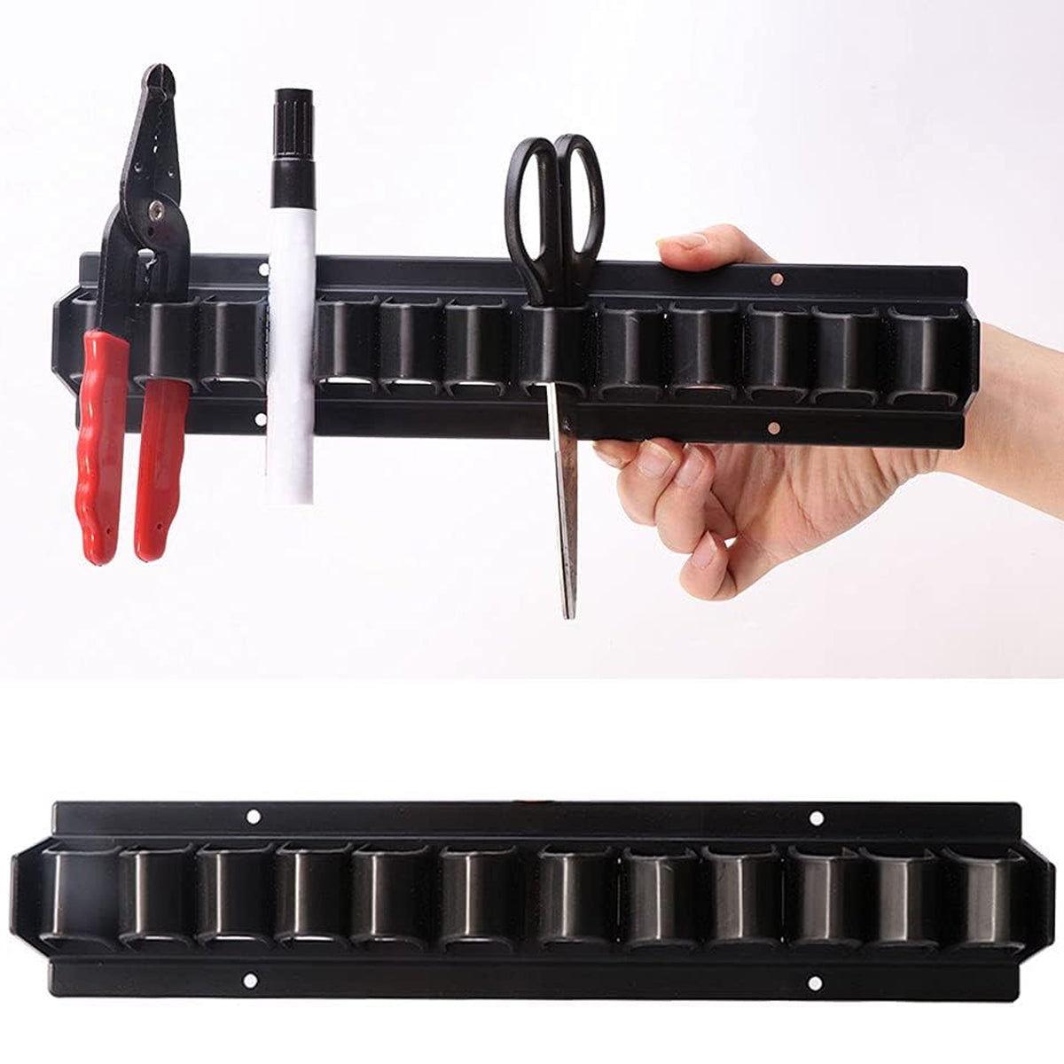 Long Whip Tool Storage Rack Horse Gear and Whip Rack Wall Mount Organizer