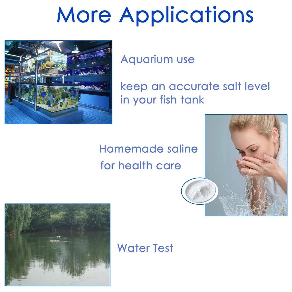 Seafood Fish Tank Seawater Hydrometer Salinometer Salinity Tester for Aquarium