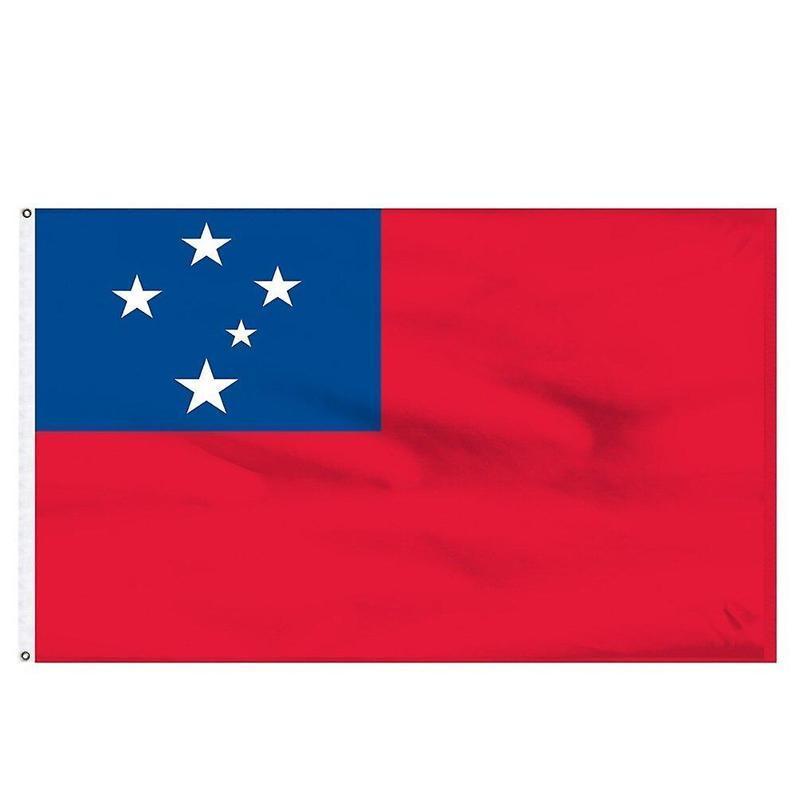 Samoa National Flag 90x150cm Large Outdoor Polyester Banner with Grommets