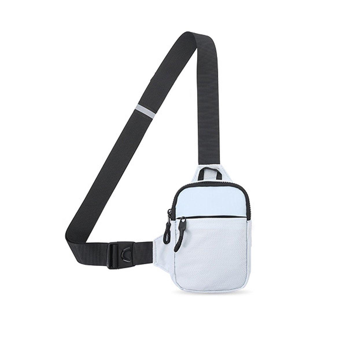 Sports Chest Bag Crossbody Backpack Mini Fashion Satchel for Outdoor Travel - Dark Blue