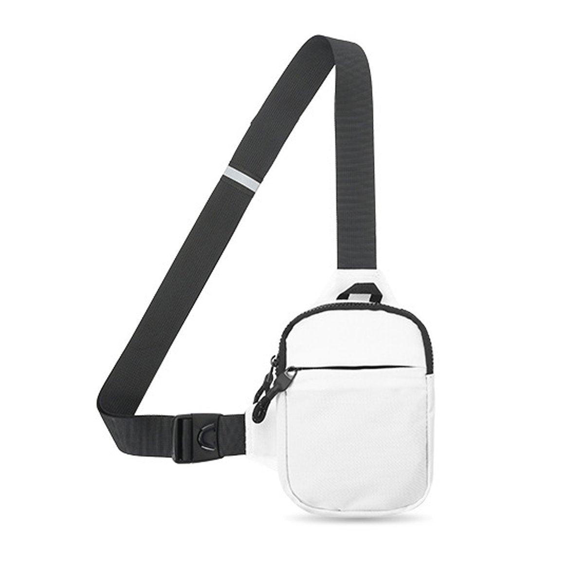 Sports Chest Bag Crossbody Backpack Mini Fashion Satchel for Outdoor Travel - Dark Blue