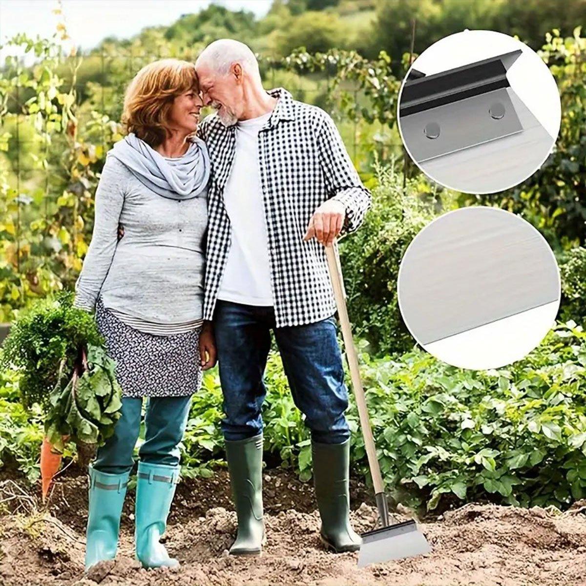 Outdoor Garden Cleaning Shovel Farm Agriculture Planting Shovel Weeding Tool - L