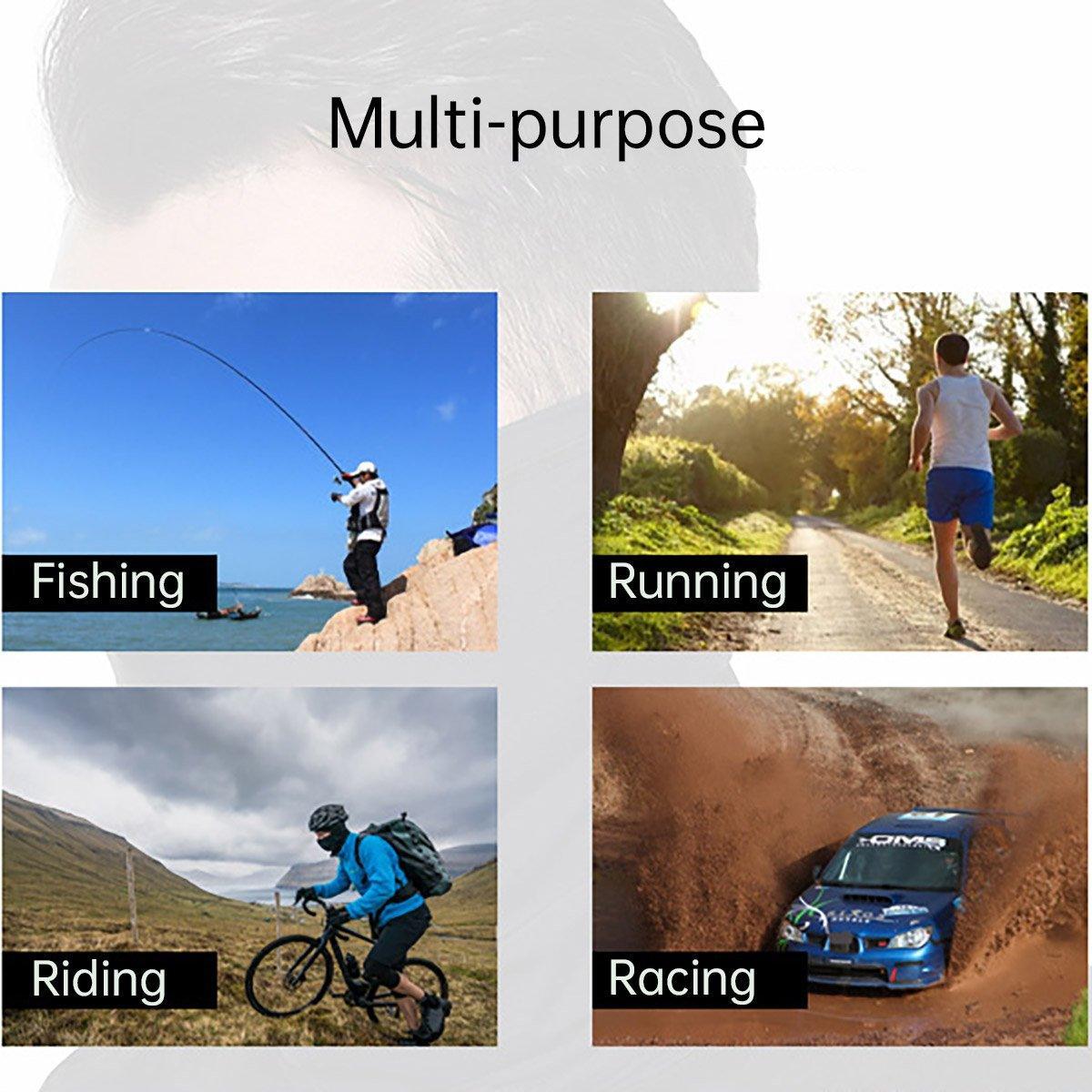 Sunblock Ice Silk Breathable Bandana Bib Face Scarf Fishing Biker Sport Headgear - Blue