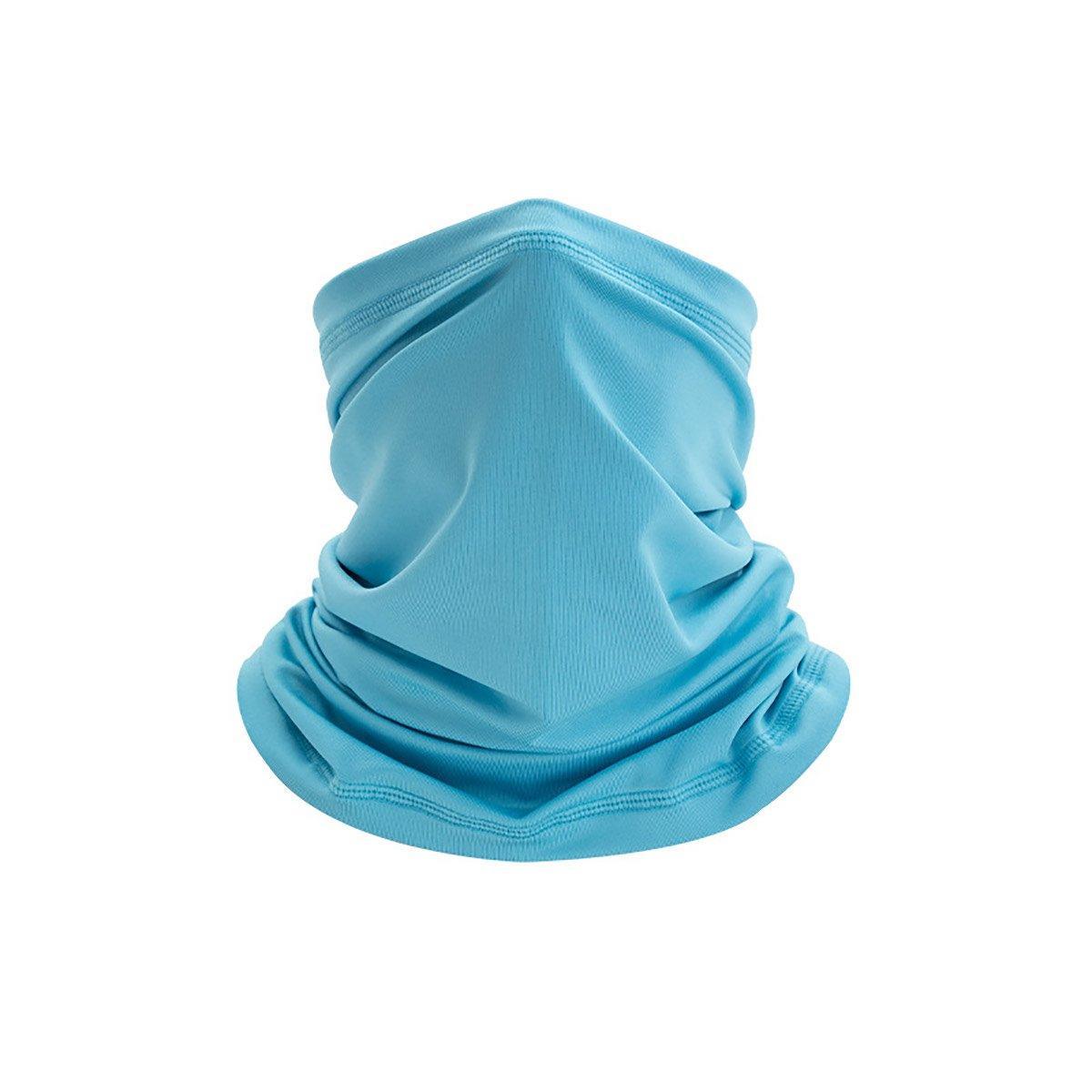 Sunblock Ice Silk Breathable Bandana Bib Face Scarf Fishing Biker Sport Headgear - Grey