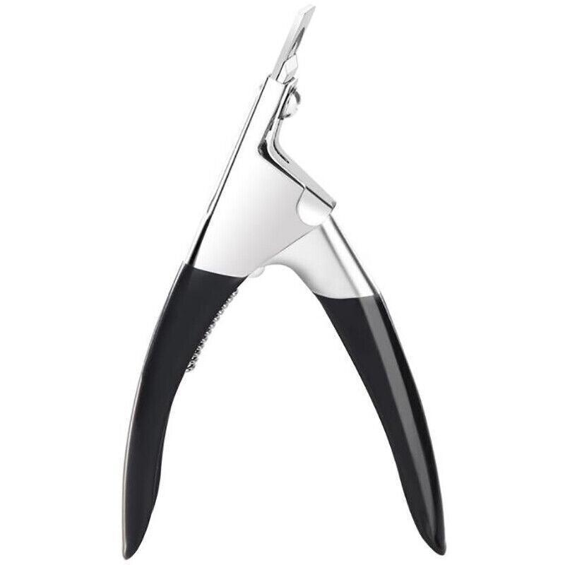Acrylic Nail Tip Cutter False Nail Clipper U Shape Manicure Art Trimmer Tool - Black